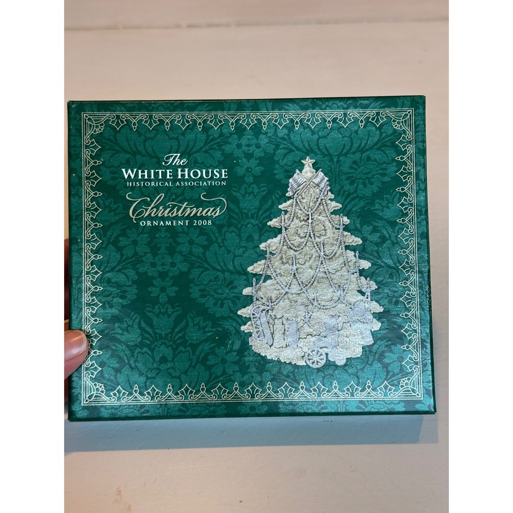 White House Historical Association 2008 Christmas Ornament Benjamin Harrison